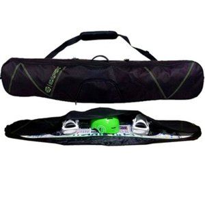 Capix Semi Padded Black 173cm Snowboard Skis Bag w/ Carry Strap for Travel NEW